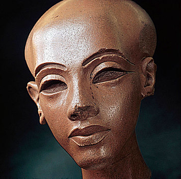 头部,女儿,古埃及,时期