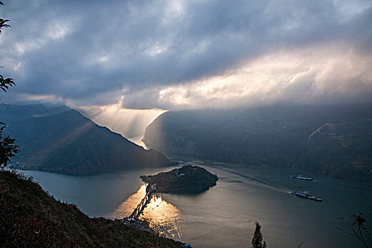 长江三峡瞿塘峡夔门