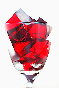 骰子,树莓冻,玻璃