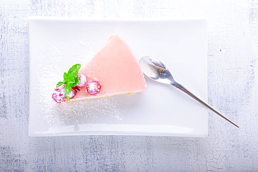 树莓酸奶,芝士蛋糕