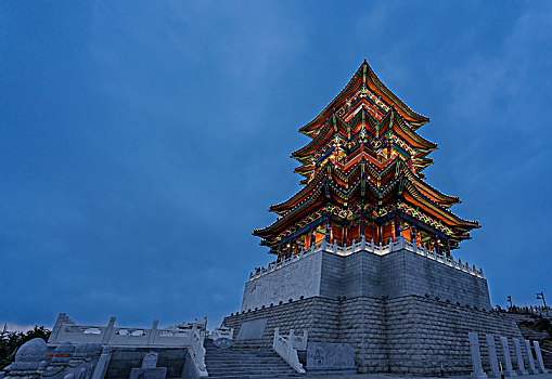 定都峰,定都阁,西山,北京,门头沟,京西观景第一峰