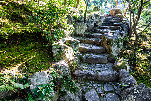 日本奈良日式庭园,吉城园,景观