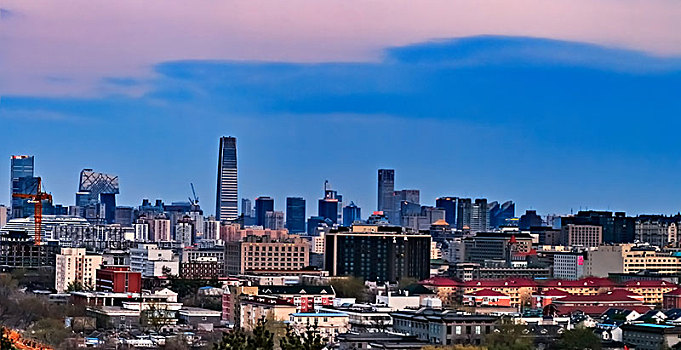 北京市都市建筑景观
