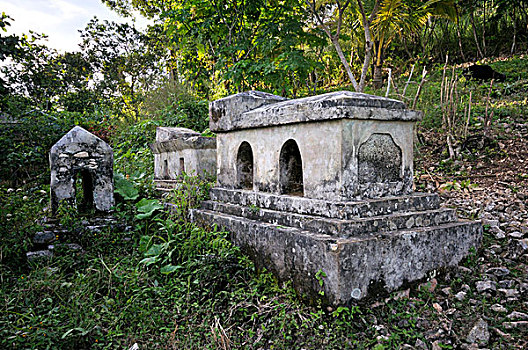 墓地,靠近,海地,加勒比,中美洲