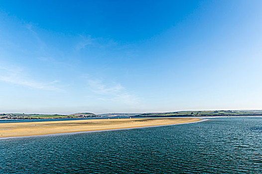 河,骆驼,海湾,康沃尔