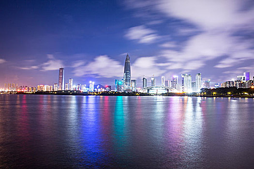 深圳市南山区后海片区夜景