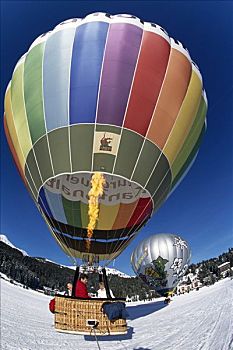气球,节日,瑞士