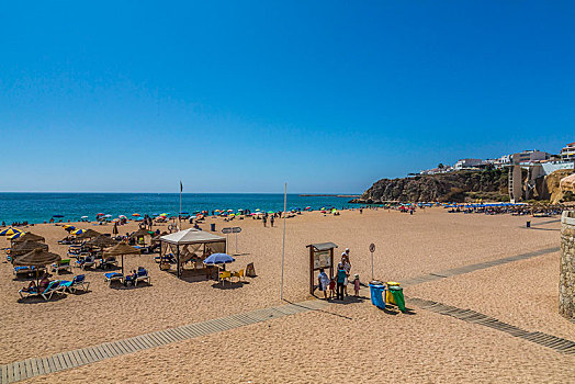 海滩,阿尔布斐拉,阿尔加维,葡萄牙,欧洲