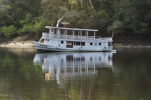 亚马逊河,船,亚马逊盆地,巴西
