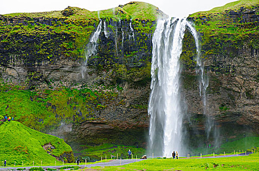 冰岛,南,瀑布