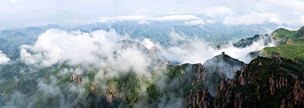 长城,河北,中国,亚洲