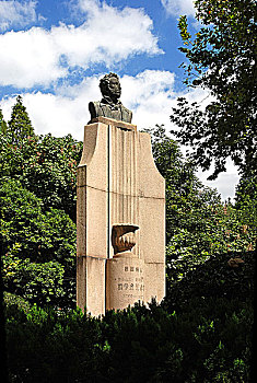上海城市雕塑-普希金铜像