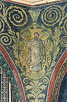 意大利,拉文纳,洗礼堂,图案,特写,5世纪,大幅,尺寸