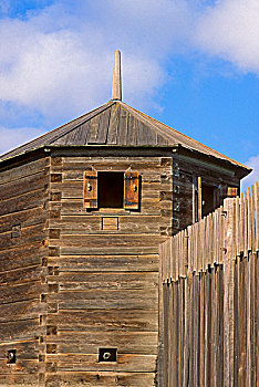 木质,守卫,塔,大炮,堡垒,州立历史公园,国家,古迹,索诺玛县,加利福尼亚