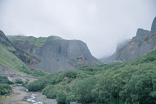 长白山森林峡谷