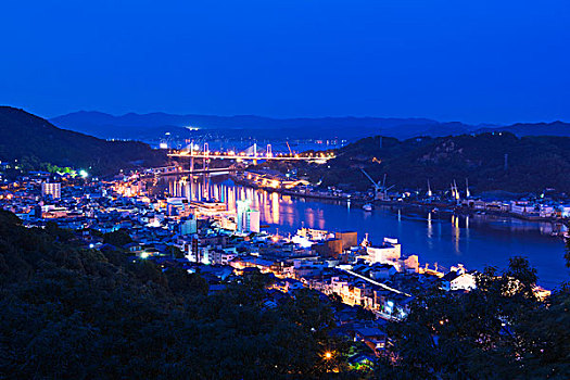 夜景,城市