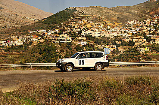联合国,交通工具,戈兰高地,以色列,中东,东方