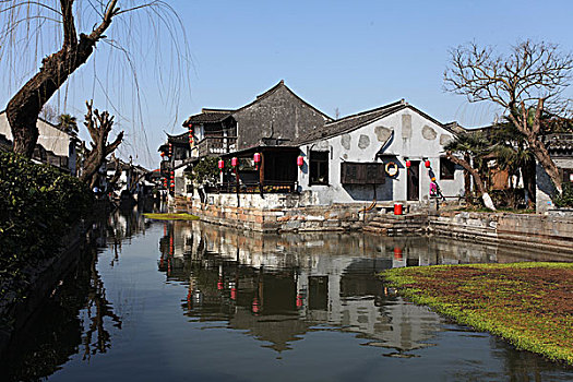 西塘,古镇,建筑,胡同,河道,旅游,热闹,房子,客栈,酒吧,商店,小吃,店铺,招牌,幌子,繁华,江南,水乡,小桥