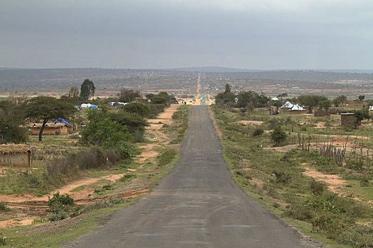 公路,斜坡,北方,肯尼亚