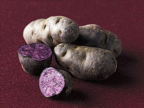 紫色,土豆,平分