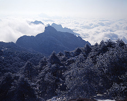 安徽黄山西海雪