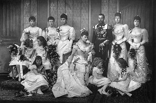 公爵,公爵夫人,伴娘,1893年,艺术家