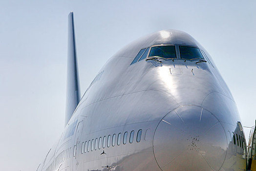 波音747,正面,温得和克,机场,纳米比亚,非洲