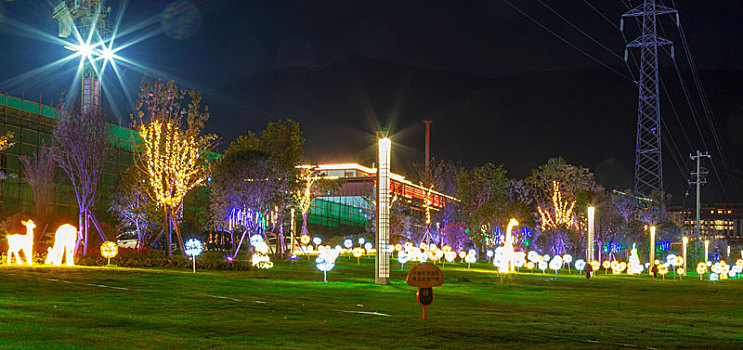 玉龙湖夜景