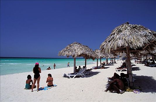 古巴,瓦拉德罗,海滩