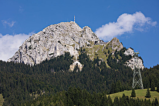 山,巴伐利亚阿尔卑斯山,上巴伐利亚,巴伐利亚,德国,欧洲