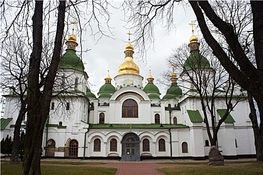 圣徒,索菲亚,大教堂,基辅,乌克兰