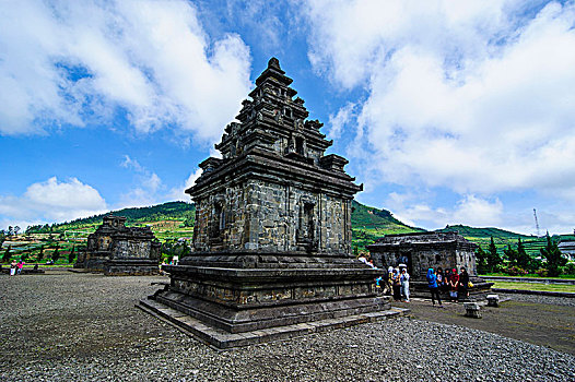 印度,寺庙,高原,爪哇,印度尼西亚