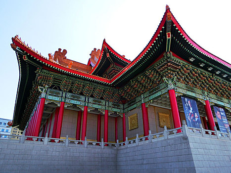 台北自由广场故宫博物院古建筑