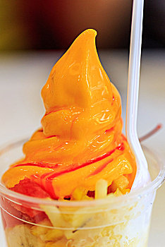 芒果冰沙,芒果冰淇淋