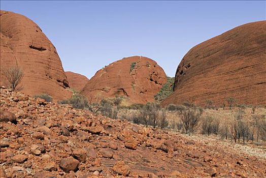 石头,圆顶,奥尔加,卡塔曲塔国家公园,北领地州,澳大利亚