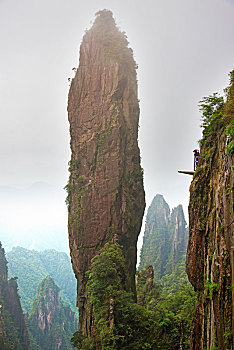 人间仙境,天南第一峰,湖南郴州市宜章县蟒山五指峰