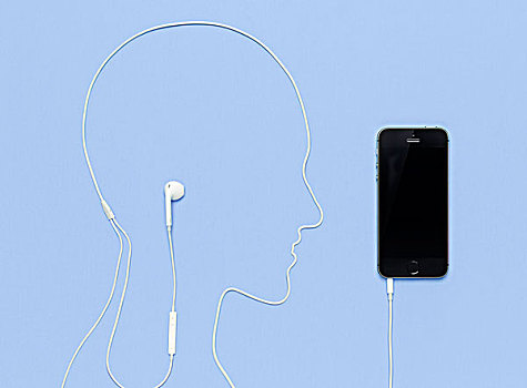 头戴式耳机,线缆,室外,形状,男人,头部,苹果手机