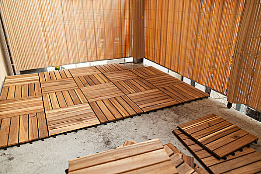 木头,砖瓦,地板,露台