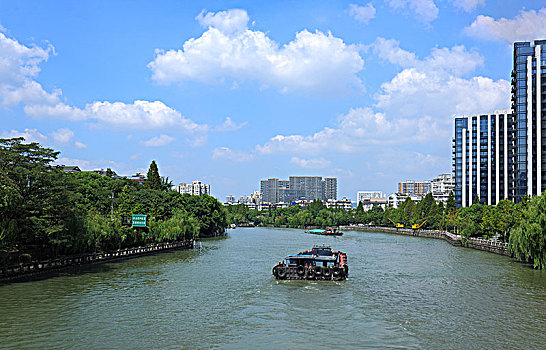 京杭大运河杭州城东段