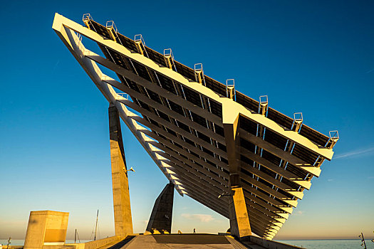 太阳能电池板,公园,2004年,建筑师,巴塞罗那,加泰罗尼亚,西班牙