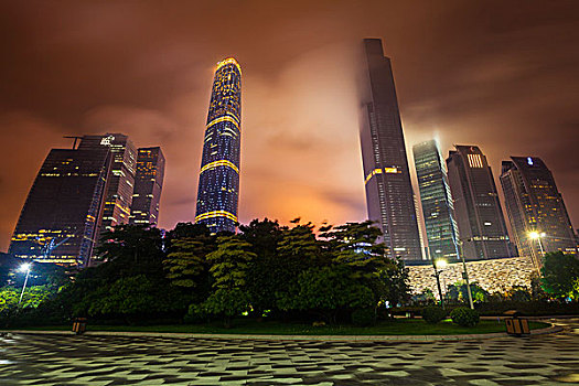 广州城市夜景