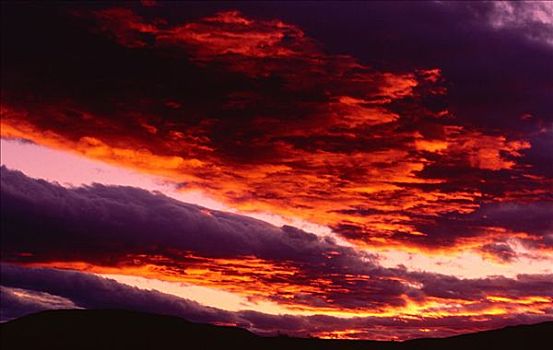 日出,靠近,卡拉法特,圣克鲁斯省,阿根廷