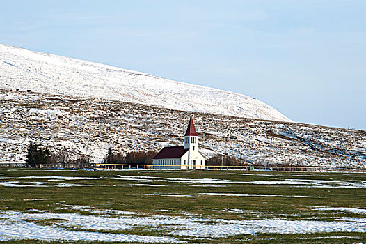 教堂,区域,半岛,北方,冰岛