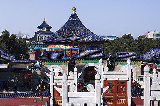 建筑细节,庙宇,皇家,拱顶,天坛,北京,中国