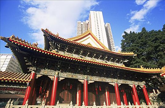 中国,香港,黃大仙祠