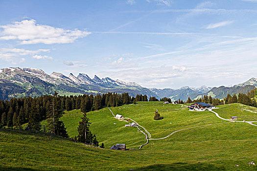 高山,风景,山峦,瑞士,欧洲