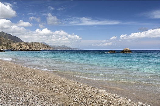 海岸,卡帕索斯,希腊