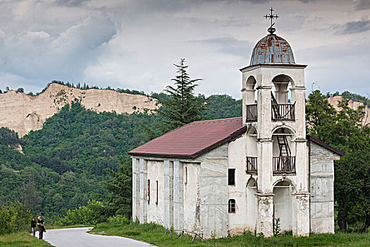 保加利亚,南方,山,教堂