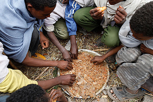 埃塞俄比亚,拉里贝拉,食物,穷,婚礼