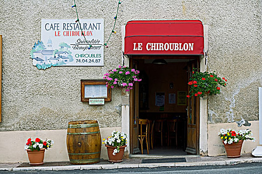 餐馆,咖啡,博若莱葡萄酒,酒乡,罗纳河谷,法国